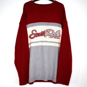Vintage Southpole Mens 2XL Y2K Spell Out Knit Sweater G1442